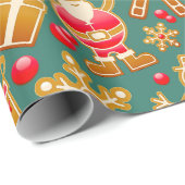 Happy Holidays Geschenkpapier (Rolleneckpunkt)
