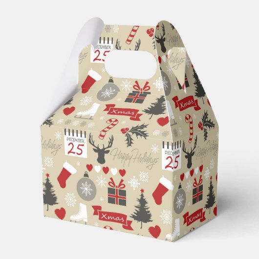 Happy Holidays Geschenkschachtel (Rückseite)