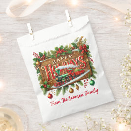 Happy Holidays Geschenktütchen