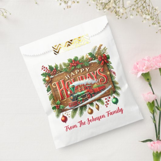 Happy Holidays Geschenktütchen (Versiegelt)