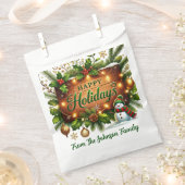 Happy Holidays Geschenktütchen (Ausgeschnitten)