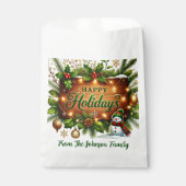Happy Holidays Geschenktütchen (Vorderseite)