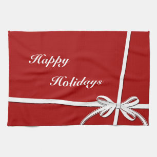 Happy Holidays Geschirrtuch