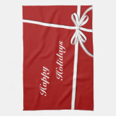 Happy Holidays Geschirrtuch (Vertikal)