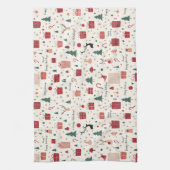 Happy Holidays Geschirrtuch (Vertikal)