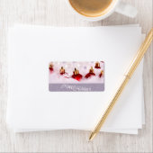 Happy Holidays Gift Tag Adressaufkleber (Insitu)