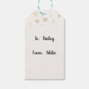 Happy Holidays Gift Tag Geschenkanhänger