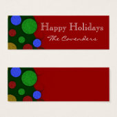 Happy Holidays Gift Tags (Vorne & Hinten)