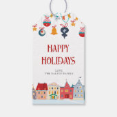 Happy Holidays Gift Tags Geschenkanhänger (Vorderseite)