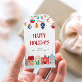 Happy Holidays Gift Tags Geschenkanhänger