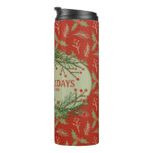 Happy Holidays Gift Travel Mug Thermosbecher (Nach rechts gedreht)
