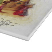 Happy Holidays Gingerbread House Cutting Board Schneidebrett (Ecke)