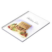 Happy Holidays Gingerbread House Notebook Notizblock (Linke Seite)