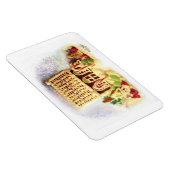 Happy Holidays Gingerbread House Premium Magnet (Rechte Seite)