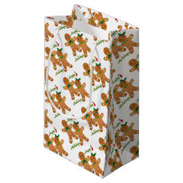 Happy Holidays Gingerbread Man Boy Girl Kleine Geschenktüte