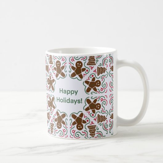 Happy Holidays Gingerbread Tasse (Rechts)