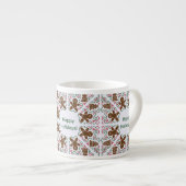 Happy Holidays Gingerbread Tasse (Vorderseite Rechts)