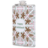 Happy Holidays Gingerbread Tasse Flachmann (Links)