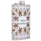 Happy Holidays Gingerbread Tasse Flachmann (Rechts)