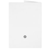 Happy Holidays Golden Green Christmas Tree Card (Hinten)