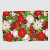 Happy Holidays Golf Handtuch (Horizontal)