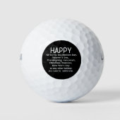 Happy Holidays Golfball (Vorderseite)