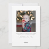 Happy Holidays Gradient Headline Urlaubskarte Feiertagskarte (Rückseite)