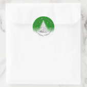 Happy Holidays Green Sticker (Tasche)