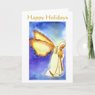 Happy Holidays Greeting Card Feiertagskarte