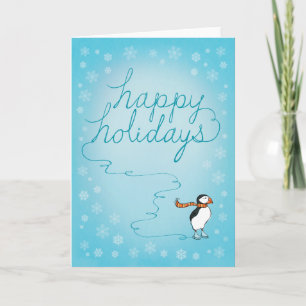 Happy Holidays Grußkarte Feiertagskarte