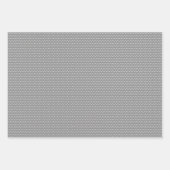 Happy Holidays Grußwünsche auf schwarz und weiß Geschenkpapier Set (Vorderseite 2)