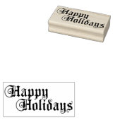 Happy Holidays Gummistempel (Stempel)