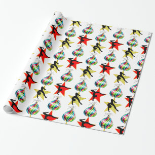 HAPPY HOLIDAYS GYMNASTICS CHRISTMAS GIFTS GESCHENKPAPIER