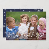 Happy Holidays Handgeschriebenes Skriptangebot übe Feiertagskarte (Vorne/Hinten)