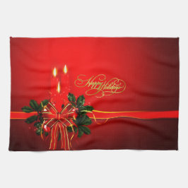 Happy Holidays Handtuch