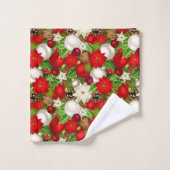 Happy Holidays Handtuch Set (Waschlappen)