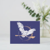 Happy Holidays Hedwig Delivery Feiertagspostkarte (Stehend Vorderseite)