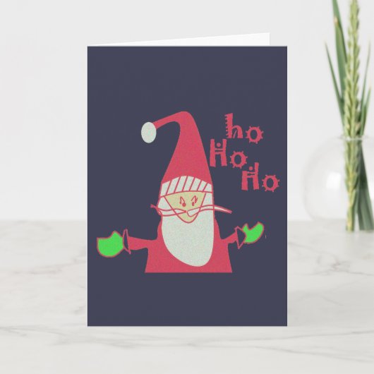 Happy Holidays Ho Ho Ho Frohe Weihnachten (Vorderseite)
