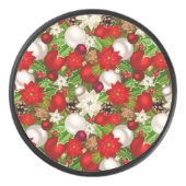 Happy Holidays Hockey Puck (Vorderseite)