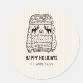 Happy Holidays Holiday Essentials Sticker