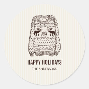 Happy Holidays Holiday Essentials Sticker