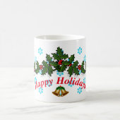 Happy Holidays Holly Leaf 2017 Kaffeetasse (Mittel)