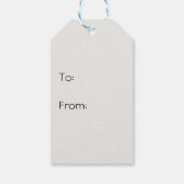 Happy Holiday's Hot Chocolate Geschenkanhänger (Rückseite)