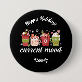 Happy Holidays - Hot Cocoa Button (Vorderseite)