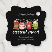 Happy Holidays - Hot Cocoa Geschenkanhänger (Rückseite)