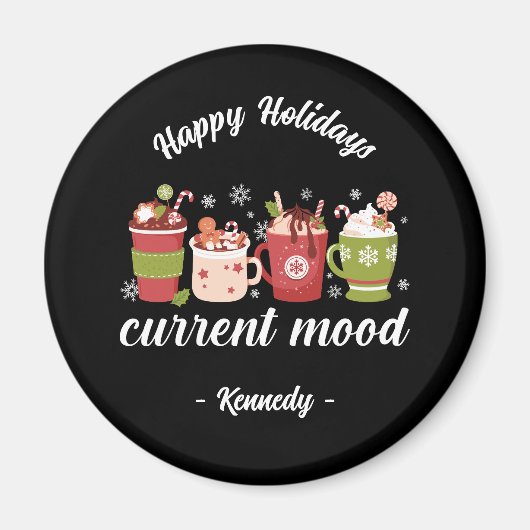 Happy Holidays - Hot Cocoa Magnet (Vorne)