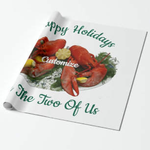 Happy Holidays Hummer Dinner Thunder_Cove Geschenkpapier