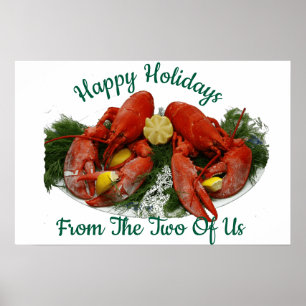 Happy Holidays Hummer Dinner Thunder_Cove Poster