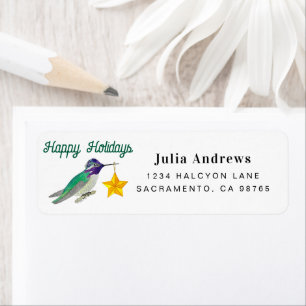 Happy Holidays Hummingbird