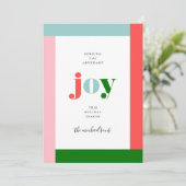 HAPPY HOLIDAYS | Ich wünsche Euch Freude (Stehend Vorderseite)